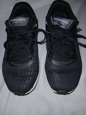 Under Armour Charged Pursuit 2 Black/White Mesh Athletic Running Sneakers 30238  