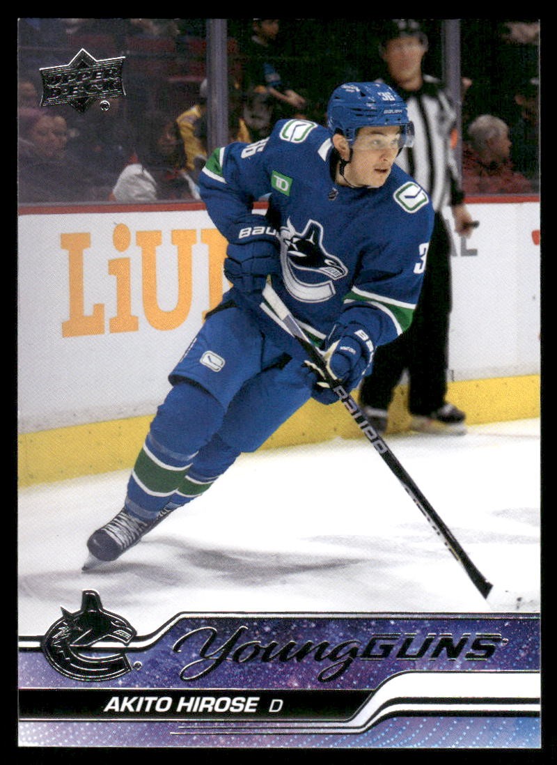 2023-24 Upper Deck #242 Akito Hirose A-1