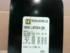 Square D LBA264108 Power Distribution Block 600V 335A Series 90 - New No Box