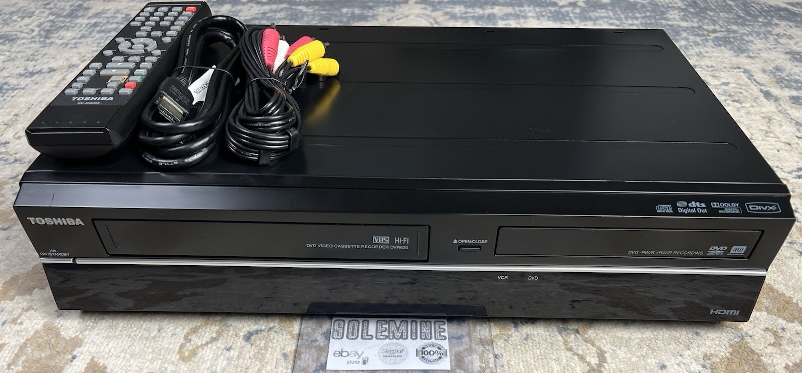 Vcr Combo Dubbing Transfer Vhs To Dvd With Remote