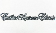 1987-88 Cutlass Supreme Classic Sail Qtr Panel Emblem Each Replaces Gm 20737357