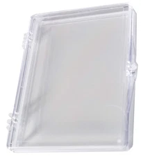 1 Ultra PRO 15 Count Clear Hinged Card Storage Box Case Holder Sports Trading