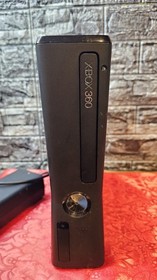 Xbox 360 Slim Matte Black Console 1439 250GB Cable Tested Works