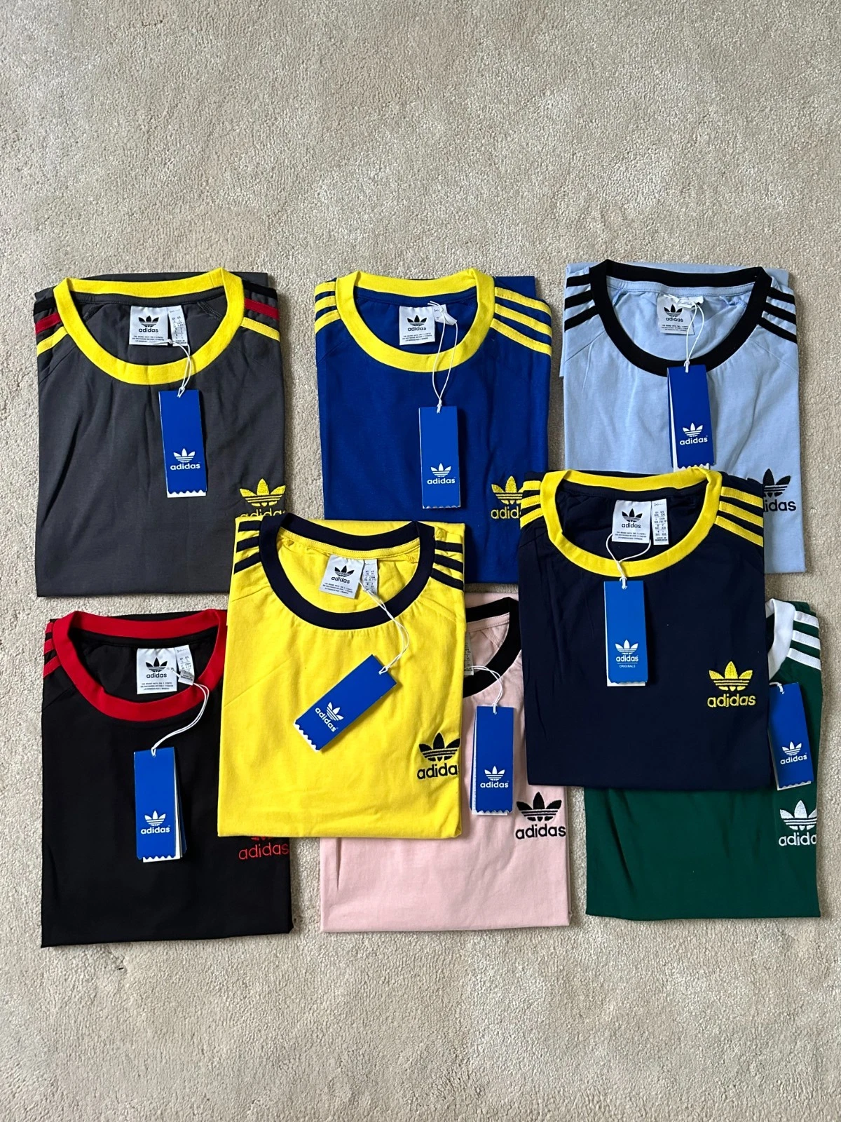 Adidas Originals 3 Stripes Cotton T-shirt Crew Neck Short Sleeve
Opens in a new window or tab