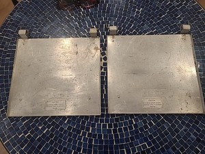 Vintage Coleman camp stove chef's tray's (set of 2)