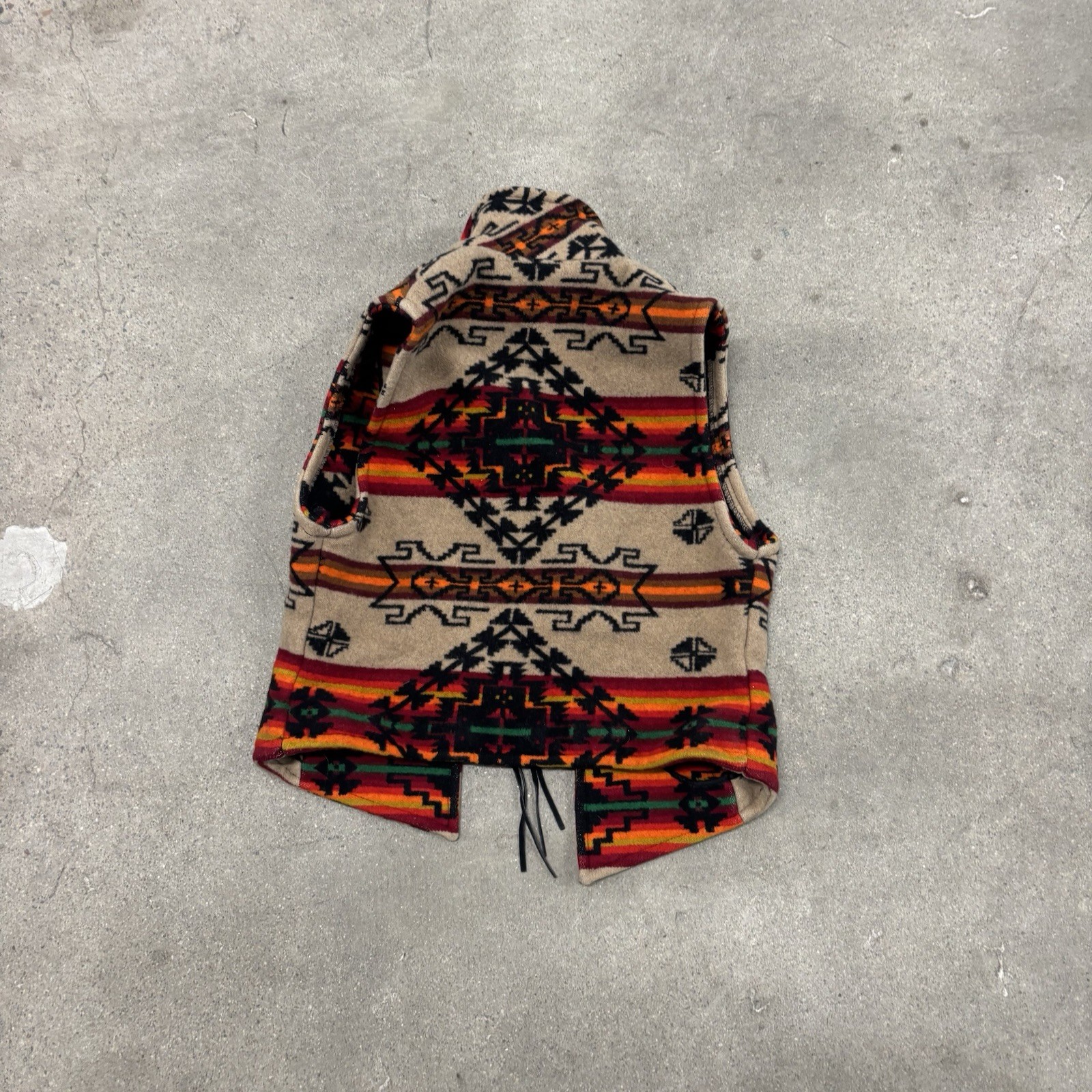 Pendleton multicoloured Aztec patterned fleece pu… - image 4