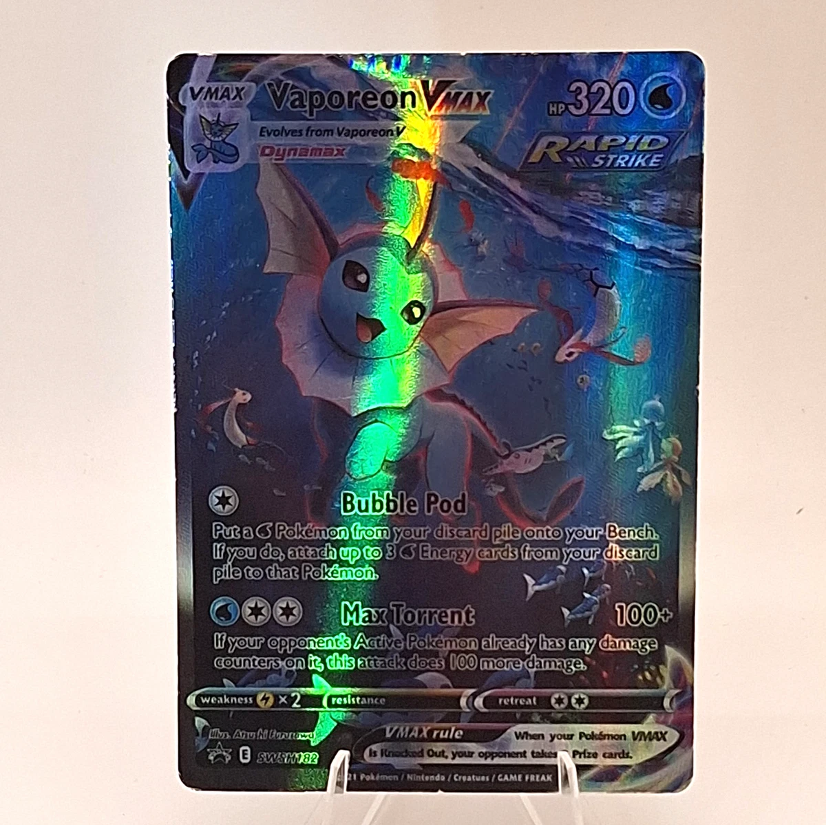 Vaporeon VMAX SWSH182 SWSH: Sword & Shield Promo Cards for sale | eBay