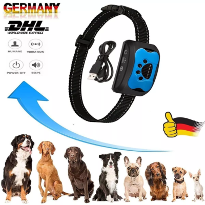 3in1 Anti Bell Hundehalsband Erziehungshalsband mit Ton und Vibration  Halsband | eBay.de