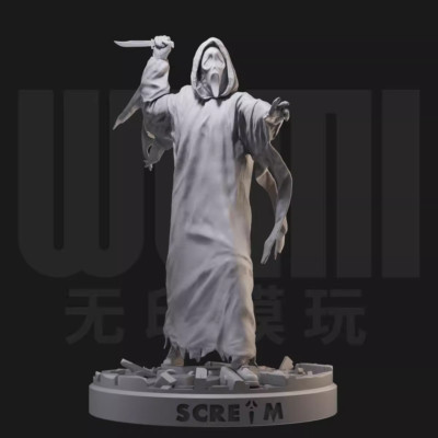 1/24 Resin Ghost Face Killer Unassembled Unpainted 3234