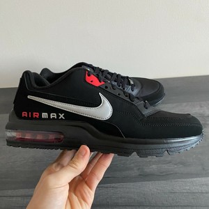 nike black & red air max ltd 3 trainers