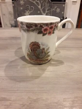 Churchill Thanksgiving Coffee Tea Mug 10 oz Myott Factory Colombia 