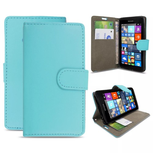Flip Leder Tasche für Microsoft Lumia 640 650 550 950 520 930 XL Wallet Cover - Bild 14 von 42
