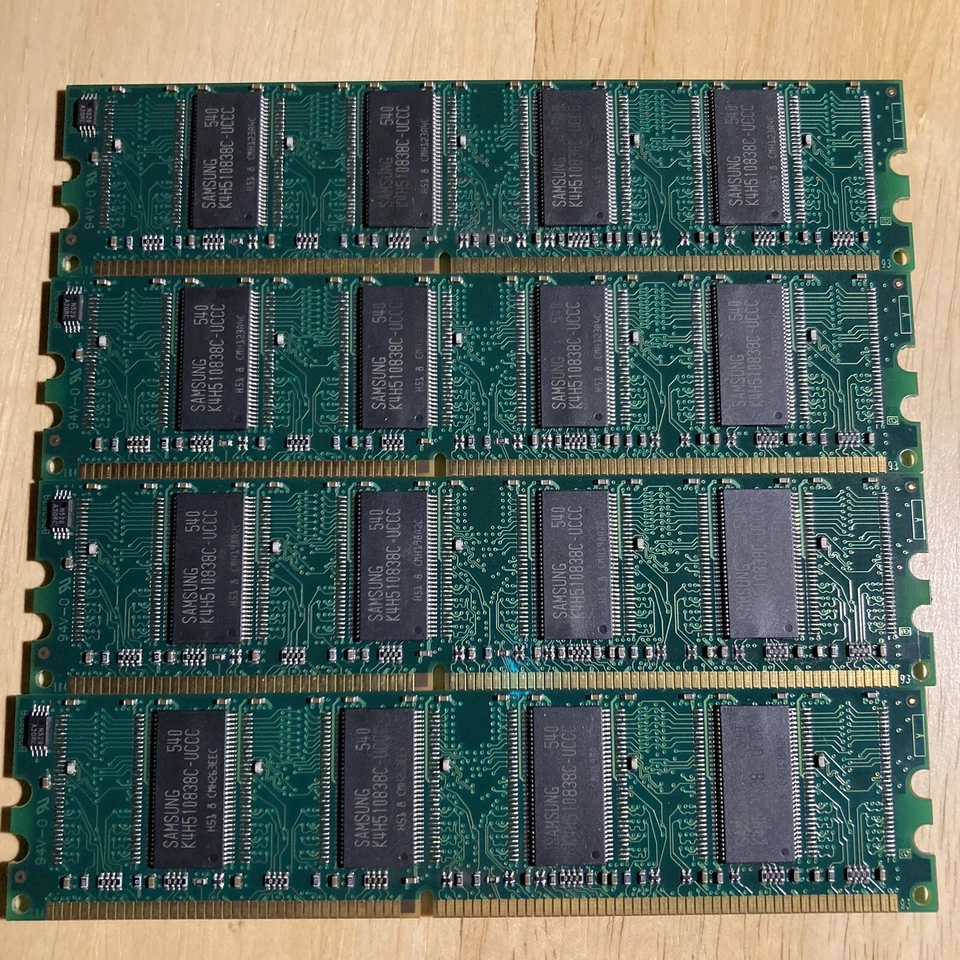 4X ADATA 512MB 512MX9 MDOSS6G3HA330B1E5Z PC-3200 DDR 400 ECC Server RAM DDR1 2GB - Image 4 of 4