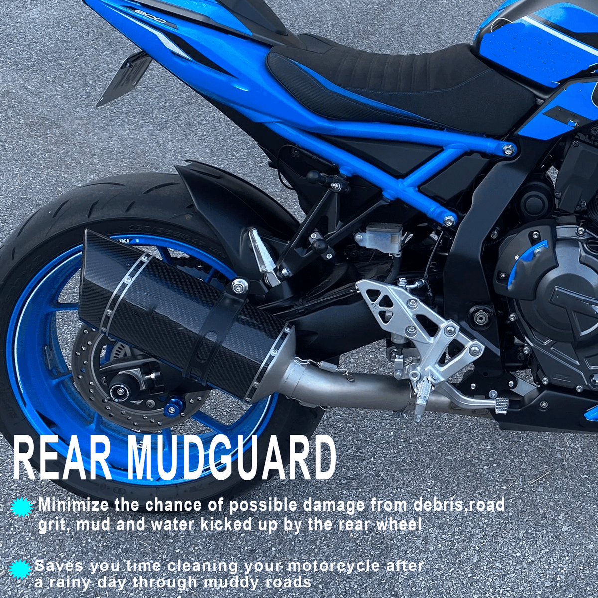 Rear Fender Hugger Mudguard Fender For Suzuki GSX-8S 2023+ GSX-8R
