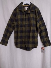 CAT JACK FLANNEL SHIRT LONG SLEEVE SIZE MED 8/10 SEE MEASUREMENTS NWT