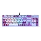ABKO AN08 LILAC Gasket Ice Cube Kailh Optical Axis Gaming Keyboard 104KEY