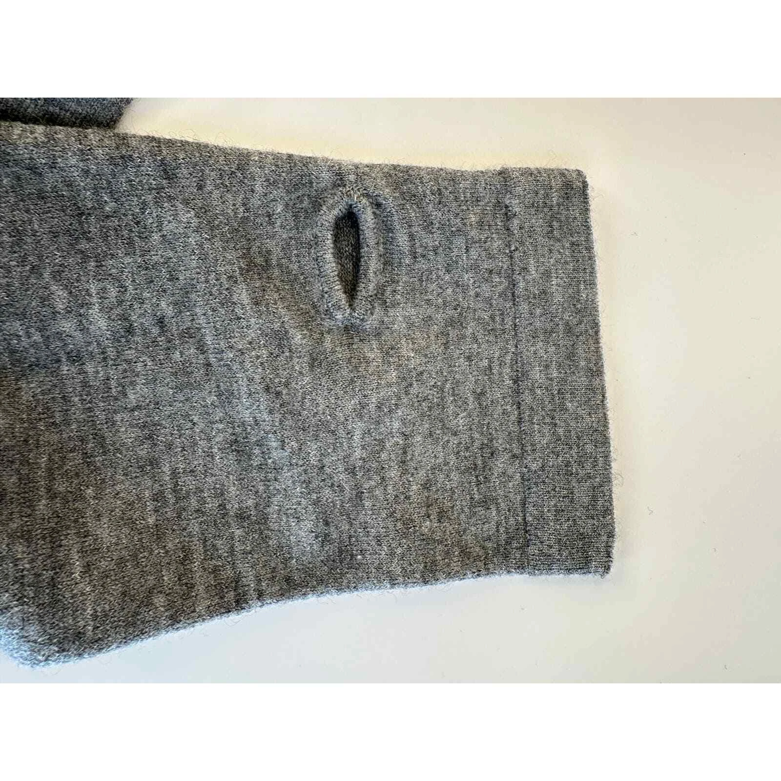 Maglione con cappuccio Bottega Veneta misto cashmere balaclava grigio taglia small