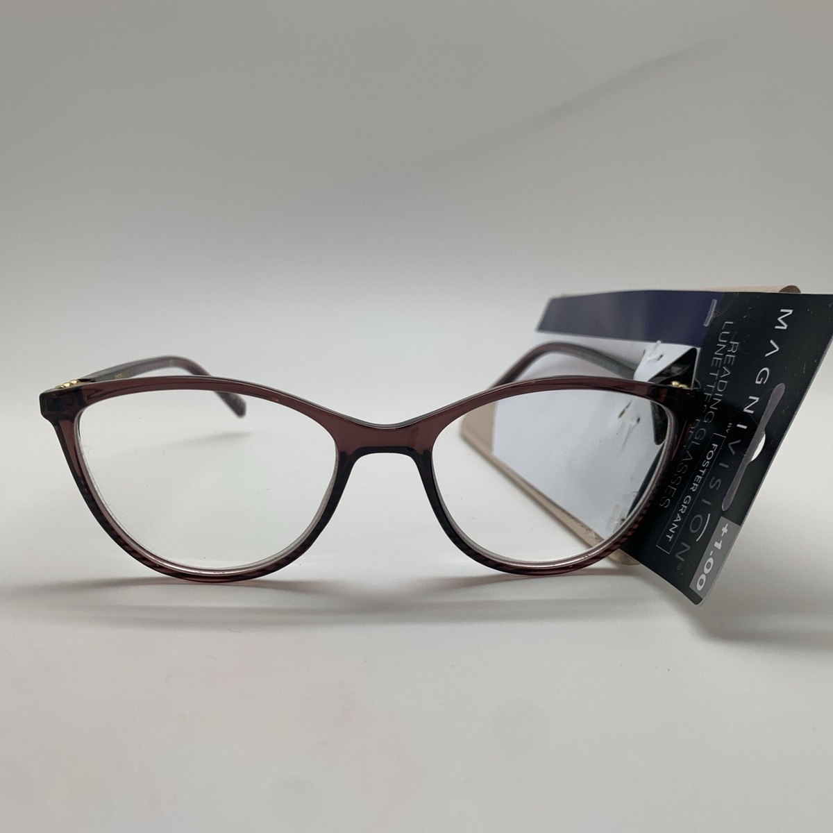 Foster Grant Magnivision FGLR 24 649 ROS ROSE +1.00 READING
