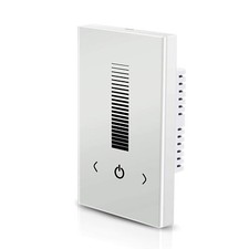 Wall-Mounted Glass Touch Panel LED Dimmer Swi...