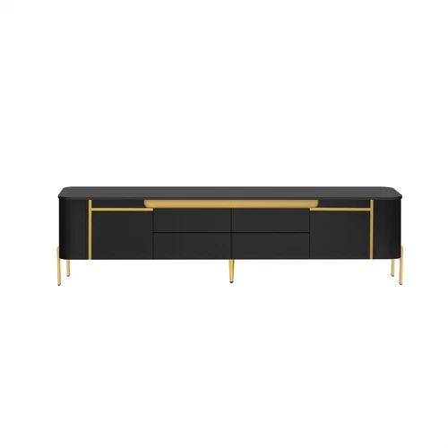 TV Stand Entertainment Center TV Media Console with 4 Drawers for TVs up to 80'' - Picture 15 of 48