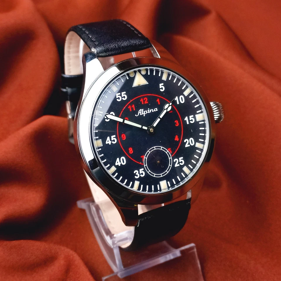 Reloj Pulsera Alpina Suizo Antiguo Suizo Vintage Matrimonio Hombre Reparado Foto 4 de 4