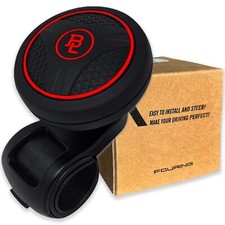 Fouring Bl Adjustable Steering Wheel Knob Spinner - Universal Non-slip Fit A...