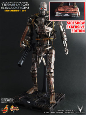 アメコミ TERMINATOR SALVATION/T-600 12inch FIGURE Sideshow Hot Toys Action Figure Terminator Salvation: 1/6