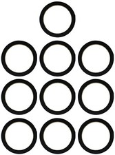 5 Pair 8" MDF Wood Speaker Mounting Spacer Rings Black Carpet Car Audio