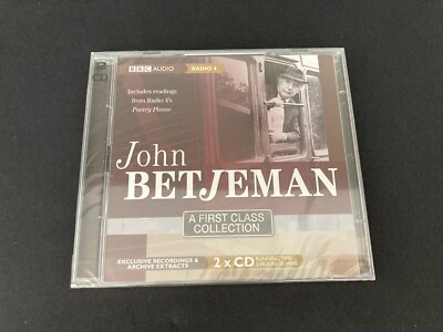 JOHN BETJEMAN: A First Class Collection (2x Audio CD, New & Sealed)
