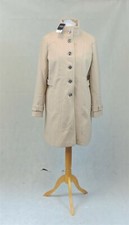 Next Outlet Single Breasted High Neck Camel Coat Size 18 Uk Rrp £38 CR112 CC 04