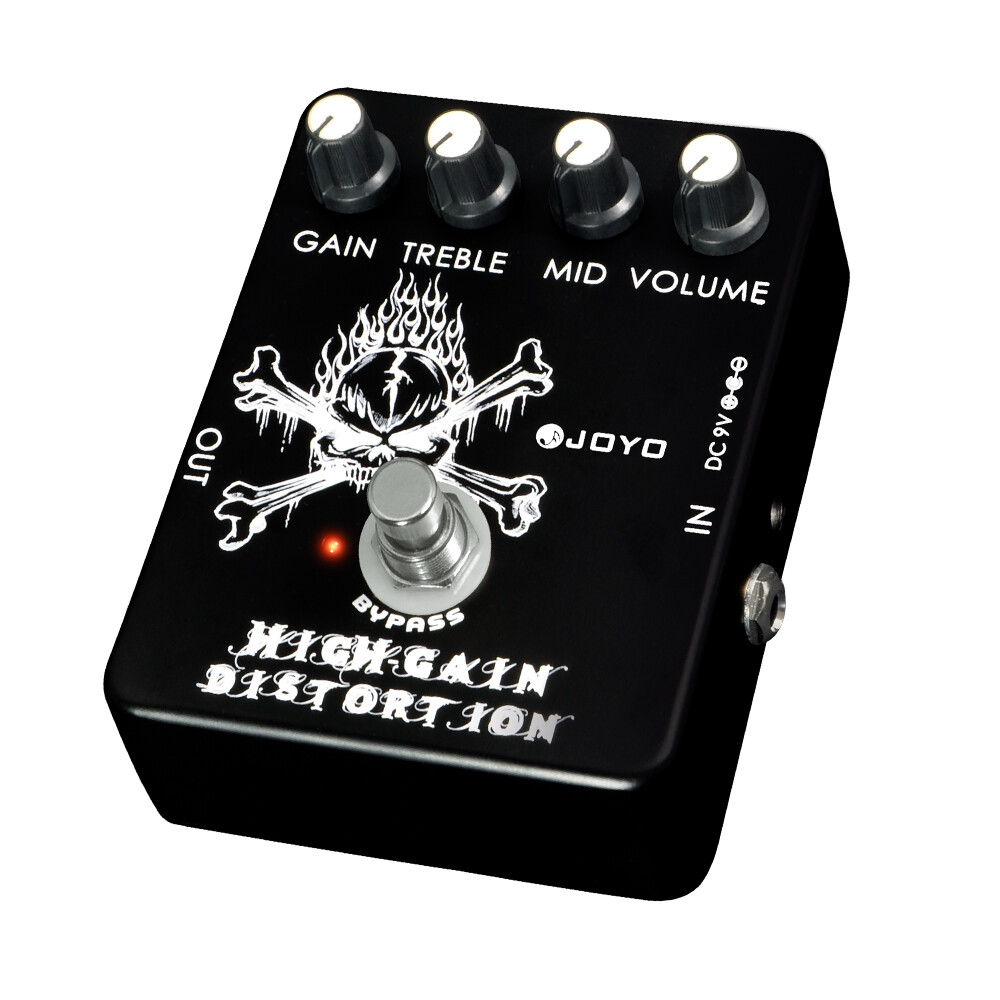 JOYO High Gain Distortion Guitar Pedal from Crunch to Heavy Metal with