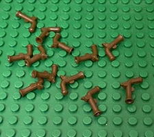 Lego 12 Pieces Reddish Brown Pirate Mini Figures Flintlock Pistol / Gun Weapon