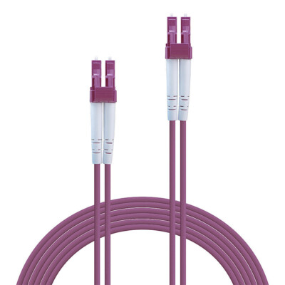 Lindy 46342 3 m LC-LC OM4 Glasfaser Patchkabel Duplex LC/LC50/125