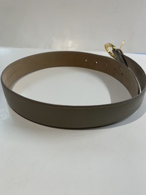 Liz Claiborne Genuine Bonded Leather Tan Belt With Gold Tone  display picture 3