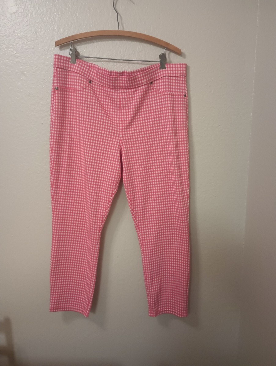VINTAGE HUE 1970-80's TERLENKA STRETCH CAPRI PANTS PINK