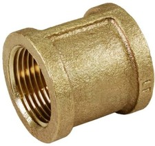 Midline Valve Female Threaded Lead Free Brass Coupling Connection 1/8"in-4"in