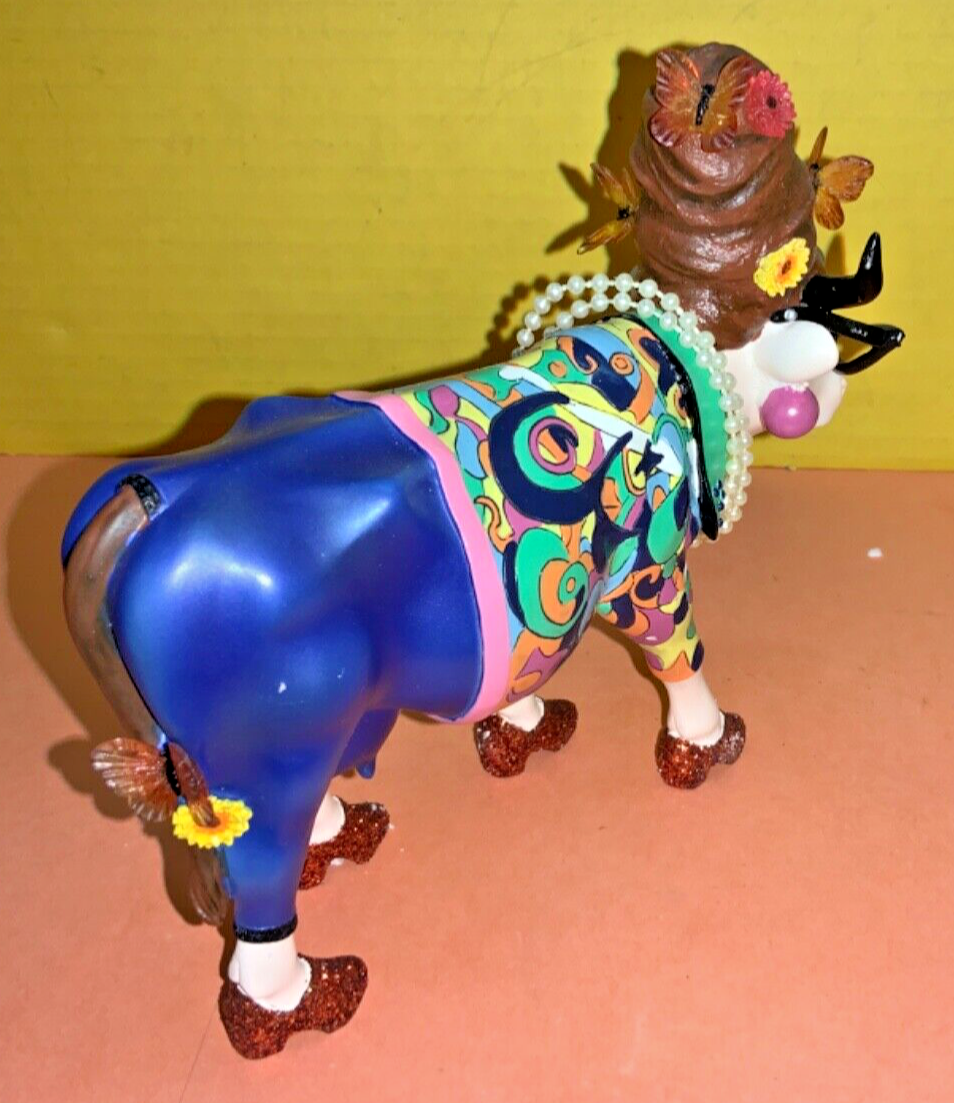 2002 Cow Parade Beehive Bovine Cow No. 9142 w/ Box - AS IS