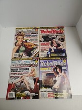 Rebel Rodz Magazine  Lot Of 4 2008 Issues Feb,April,June 2007 December 
