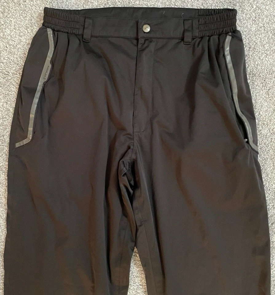 Sun Mountain Rain Wear Women’s Size L 30 x 30 Black Polyester Golf Pants (C5) - Image 2 of 4