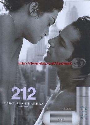 Carolina Herrera 212 Duft 2004 Zeitschrift Werbung #823