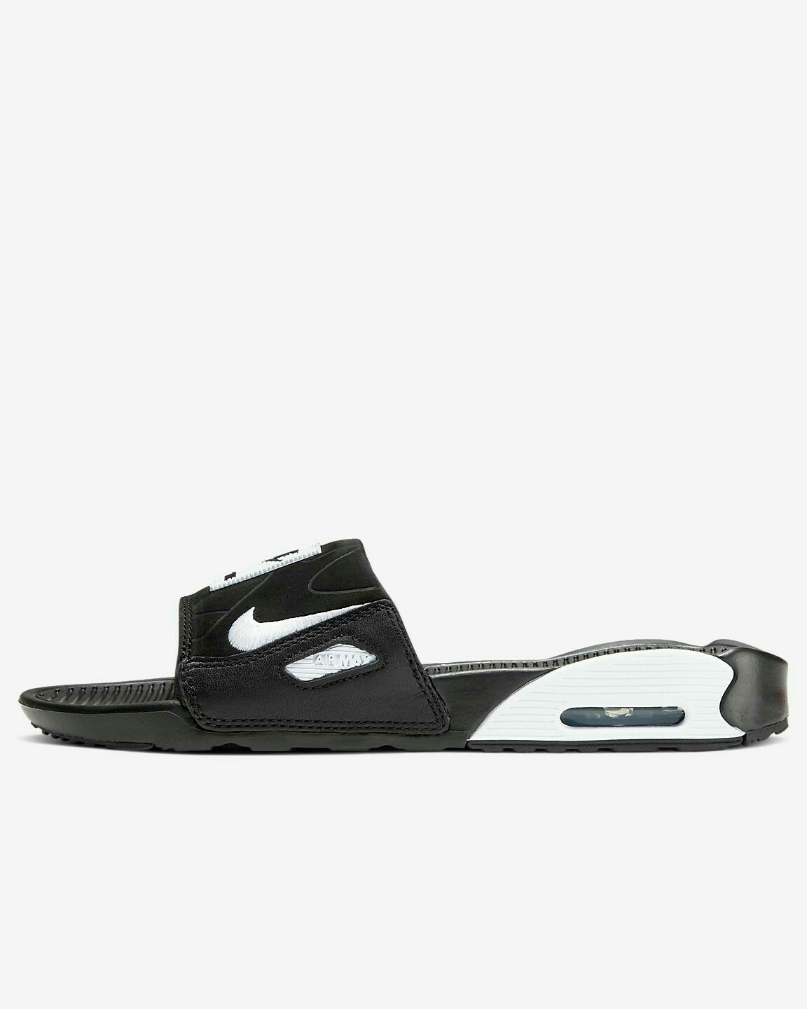 NIKE AIR MAX 90 WOMEN SUMMER BEACH SLIDES SANDALS - BLACK CT5241-002 - |  eBay