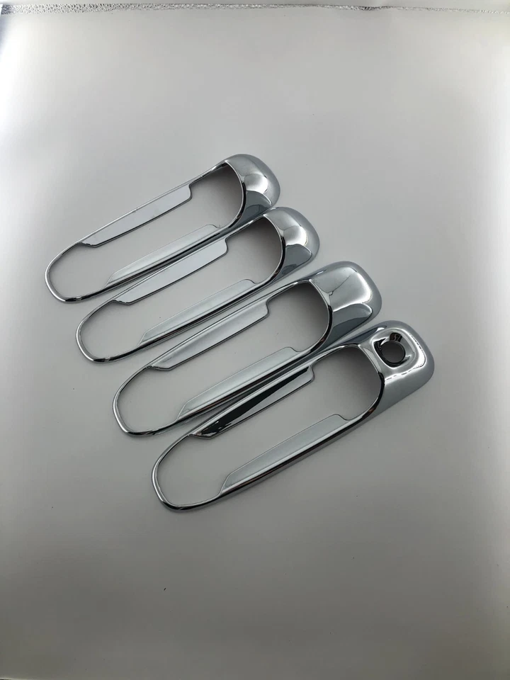 Отделка боковой хромированной крышки дверной ручки рамы для Jeep Liberty 2002-2007 годов выпуска из пластика ABS - Изображение 4 из 4