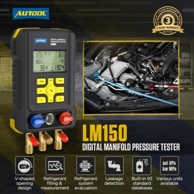 デジタルマニホールドゲージ AUTOOL 1204+ デジタルマニホールドゲージ AUTOOL 1204+