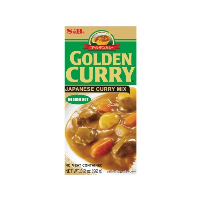 S&B Golden Curry Japanische Curry Paste Saucen Basis Mittelscharf 92 g würzig
