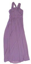 Davids Bridal Dress Womens 6 Purple Wisteria Fit Flare Bridesmaid