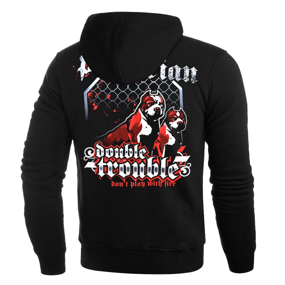 PRETORIAN Sweatshirt Bluza Hoodie Pit Bull Black Hooligans Bandit Double Trouble