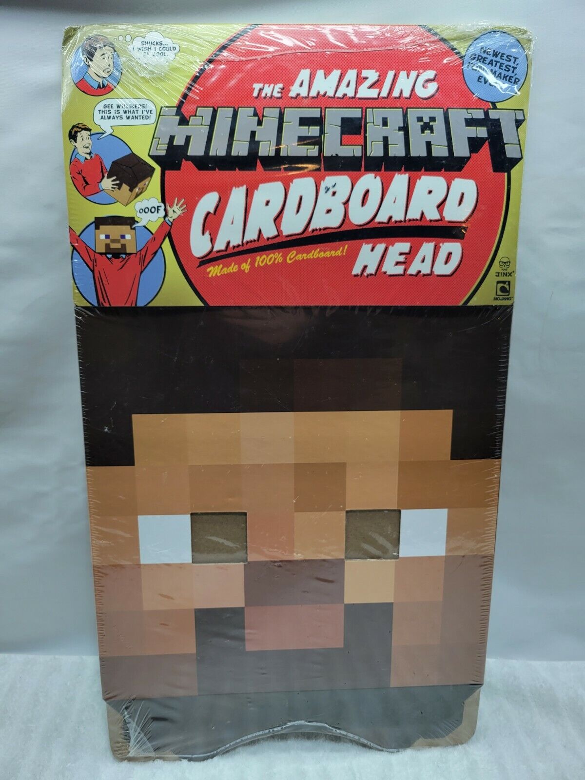 Paper Steve with cardboard body