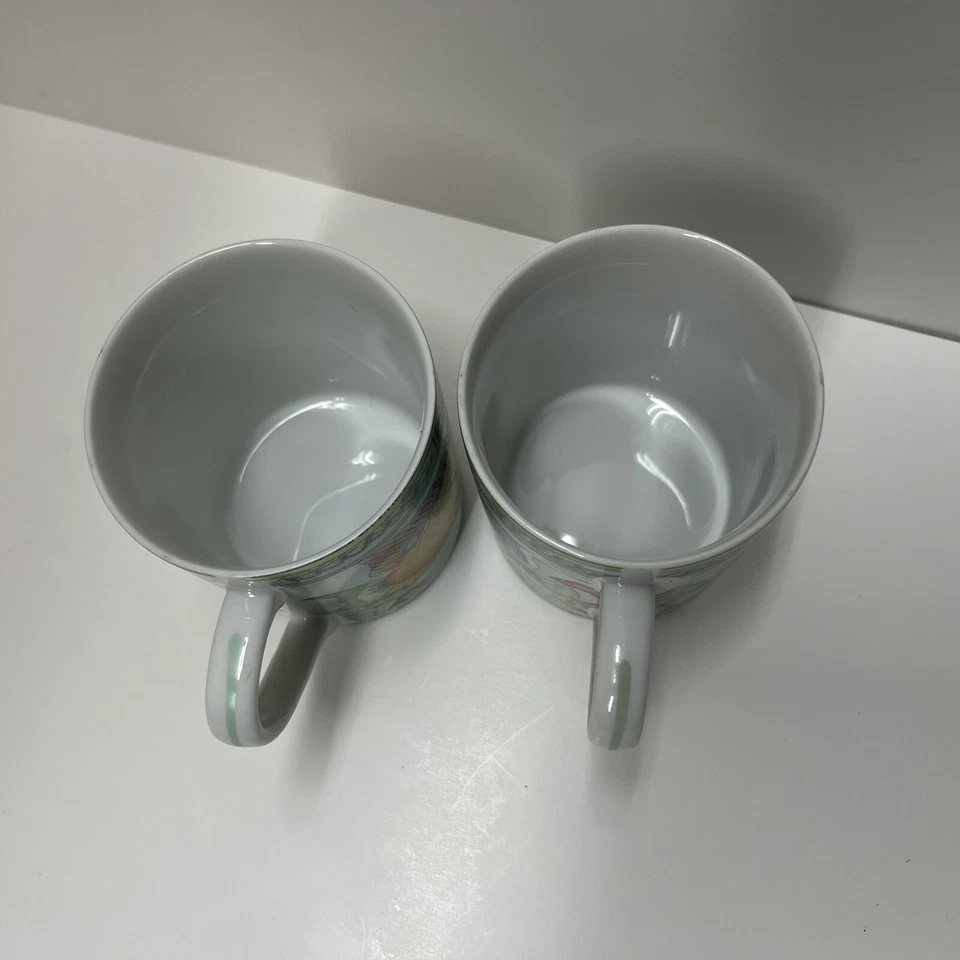 Tropical Angel Fish Japón Tazas Andrea por Sadek Mar Jardín Cerámica Café 2 Tazas Foto 3 de 4