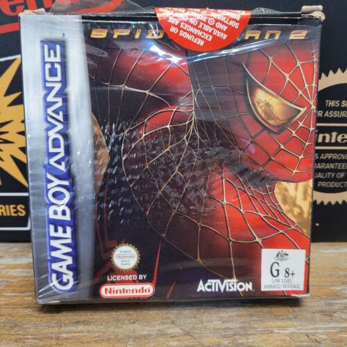 Spiderman 2 Nintendo Gameboy Advance Sealed Brand New PAL FREE TRACKED POSTAGE - Picture 1 of 8