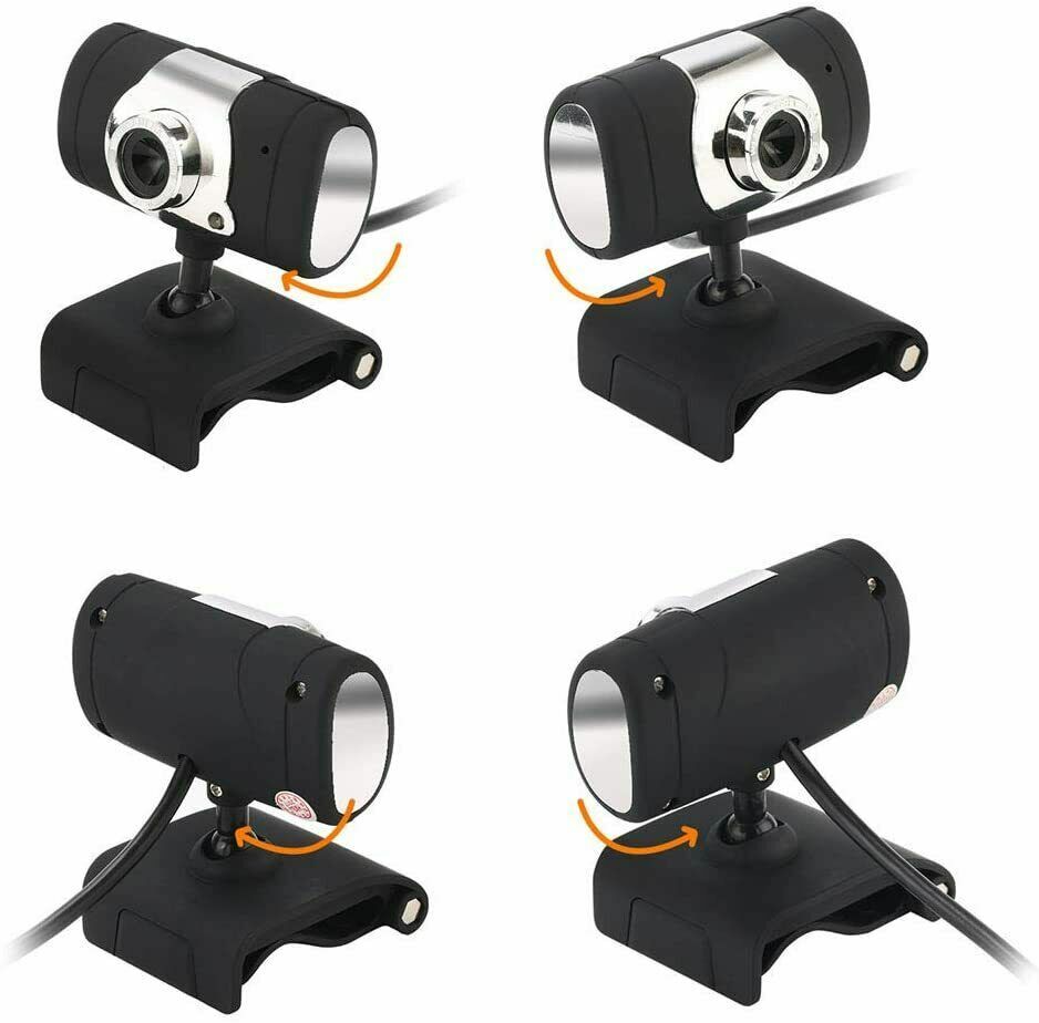 Webcam Con Microfono Usb 2.0 X Pc Videocamera Smart Working Zoom - Foto 7